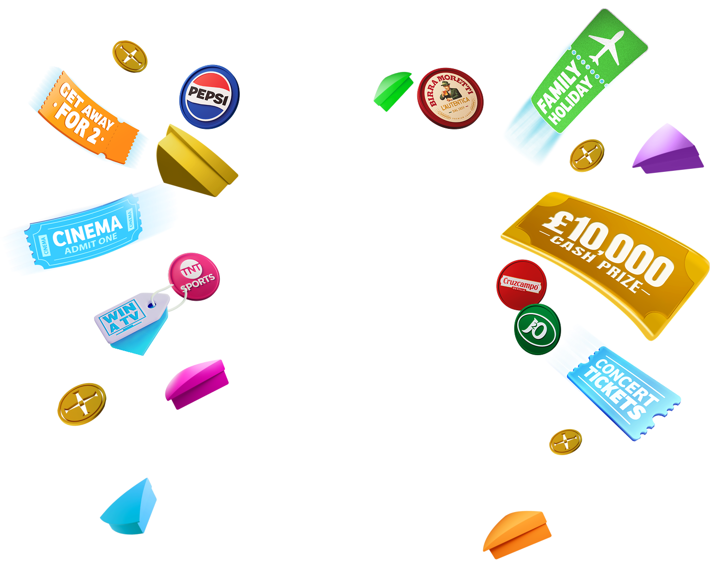 Prizes, Tokens and Wedges
