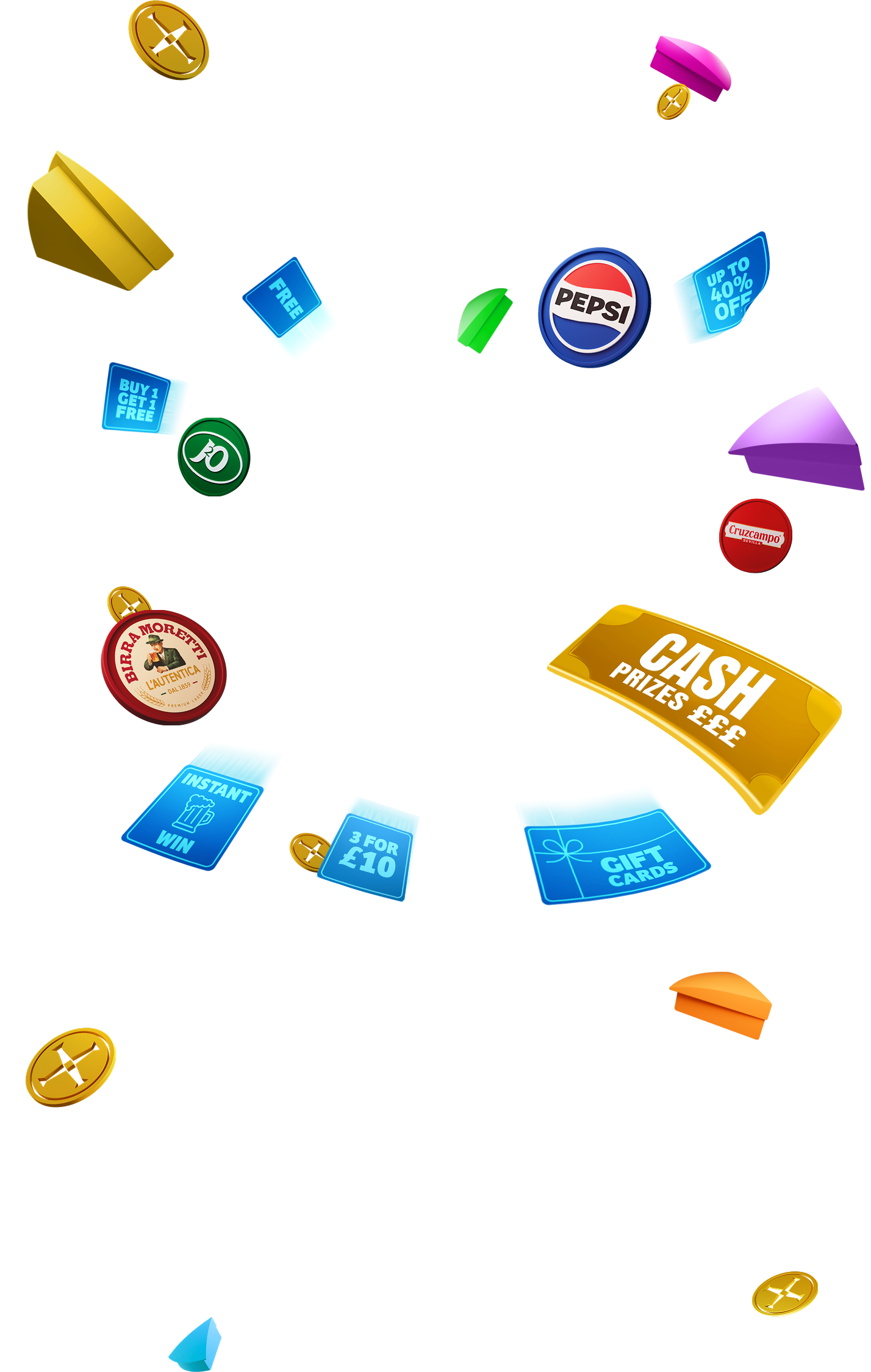 Prizes, Tokens and Wedges
