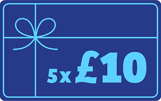 5x £10 Gift Card