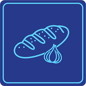 FREE GARLIC<br />BREAD